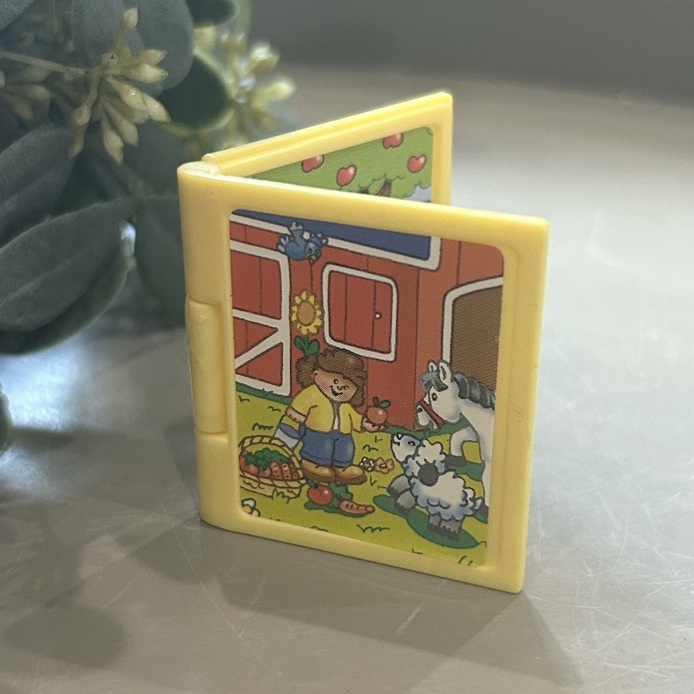 Fisher Price Loving Family Dollhouse Baby Kids Farm Story Book Bedroom Accessory